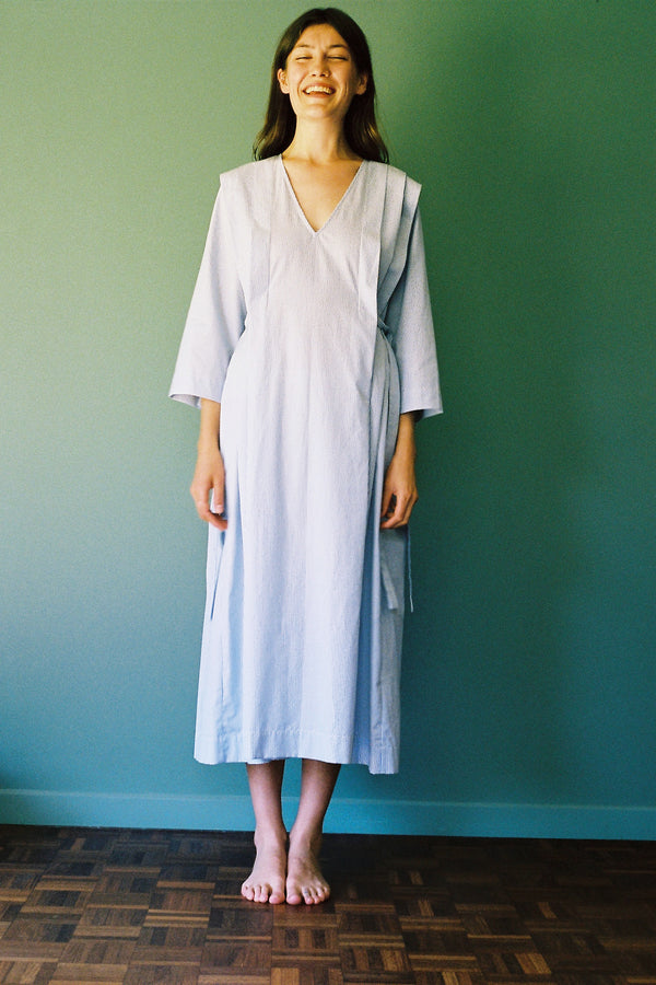 Harry Were + Sherie Muijs Summer Dress: (Blue/White)